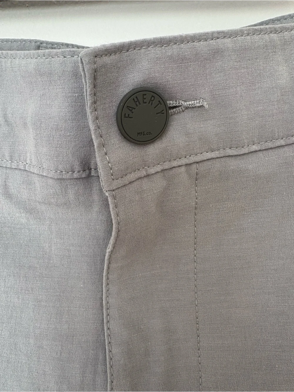 Faherty All Day Shorts Gray Men's size 33 waist - 5 inch